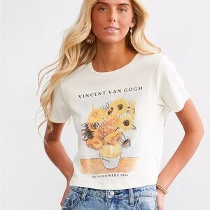 Vinyl Icons Van Gogh Sunflowers Tee